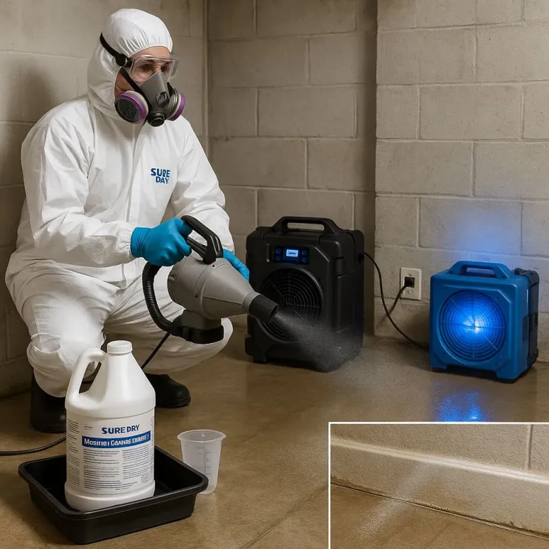 Sanitization and Odor Removal process in Oldsmar, FL